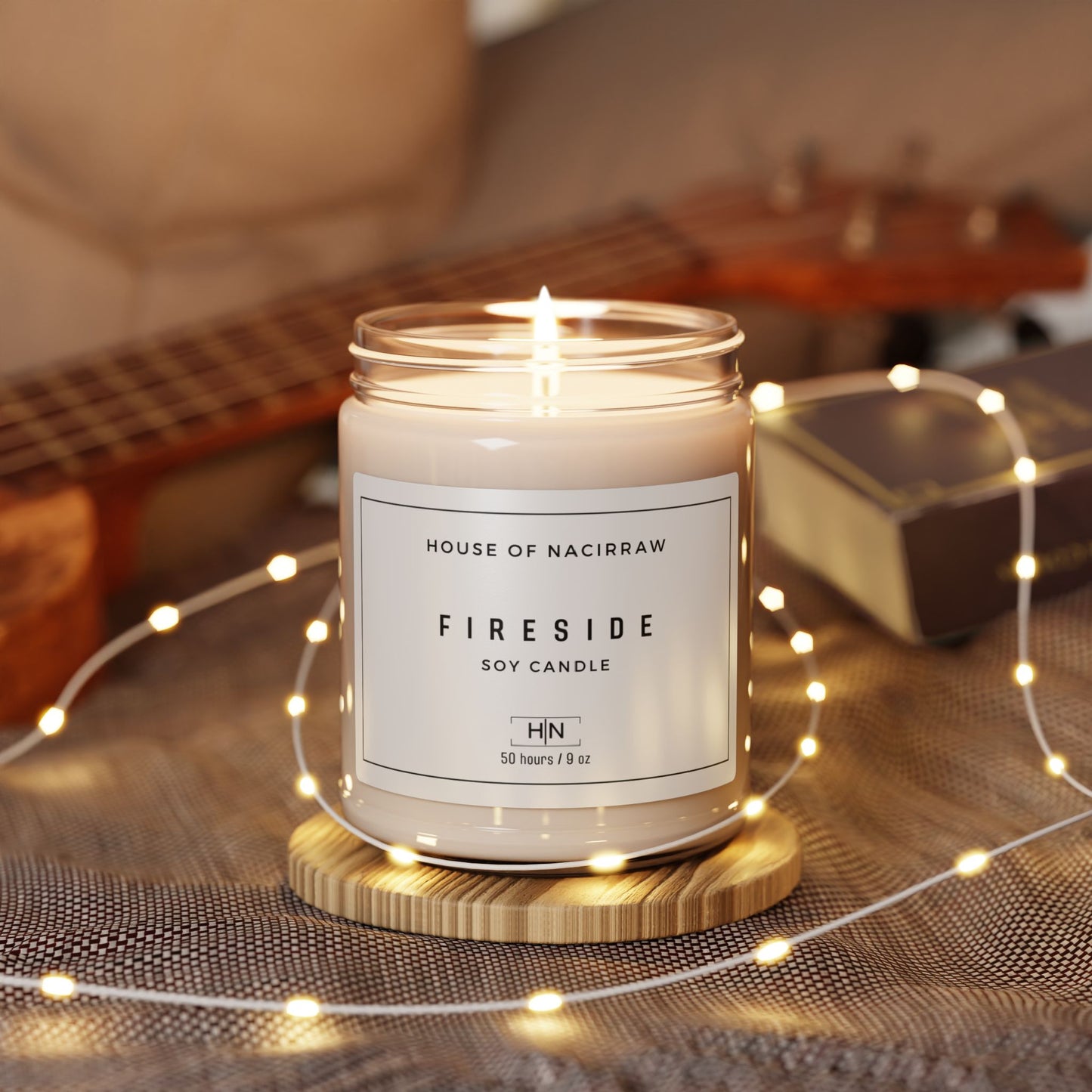 Fireside Scented Soy Candle, 9oz