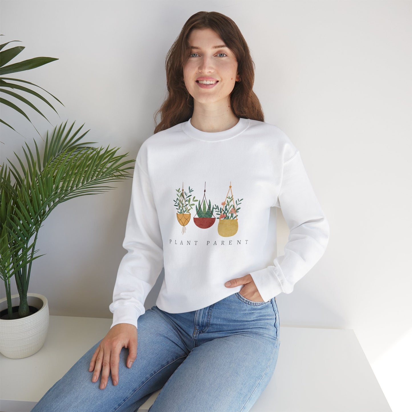 Plant Parent Unisex Crewneck Sweatshirt