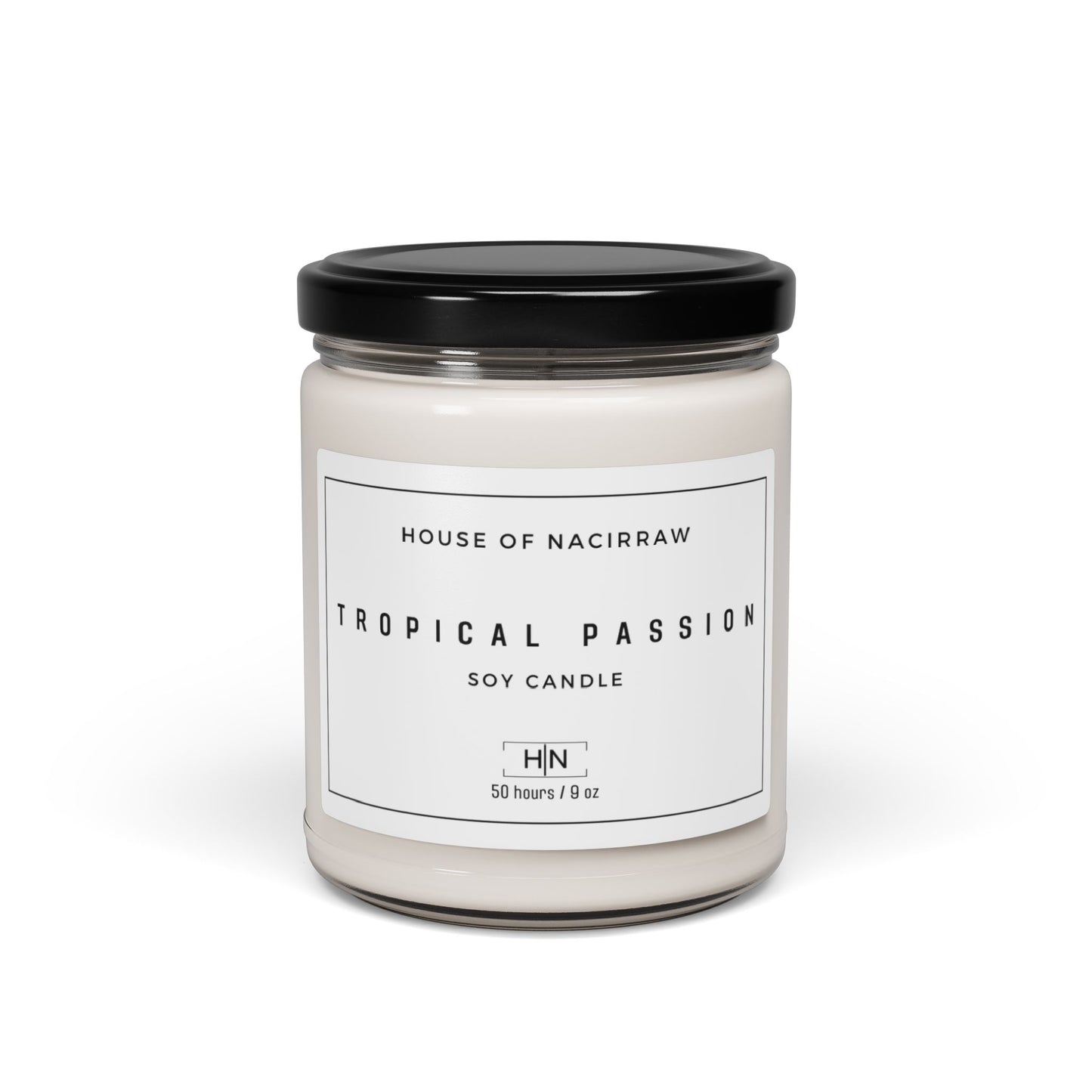 Tropical Passion Scented Soy Candle, 9oz