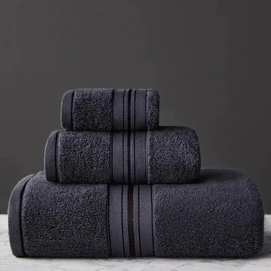 Egyptian Cotton Bath Towel 3-piece Set