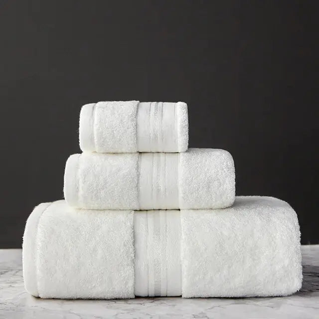 Egyptian Cotton Bath Towel 3-piece Set