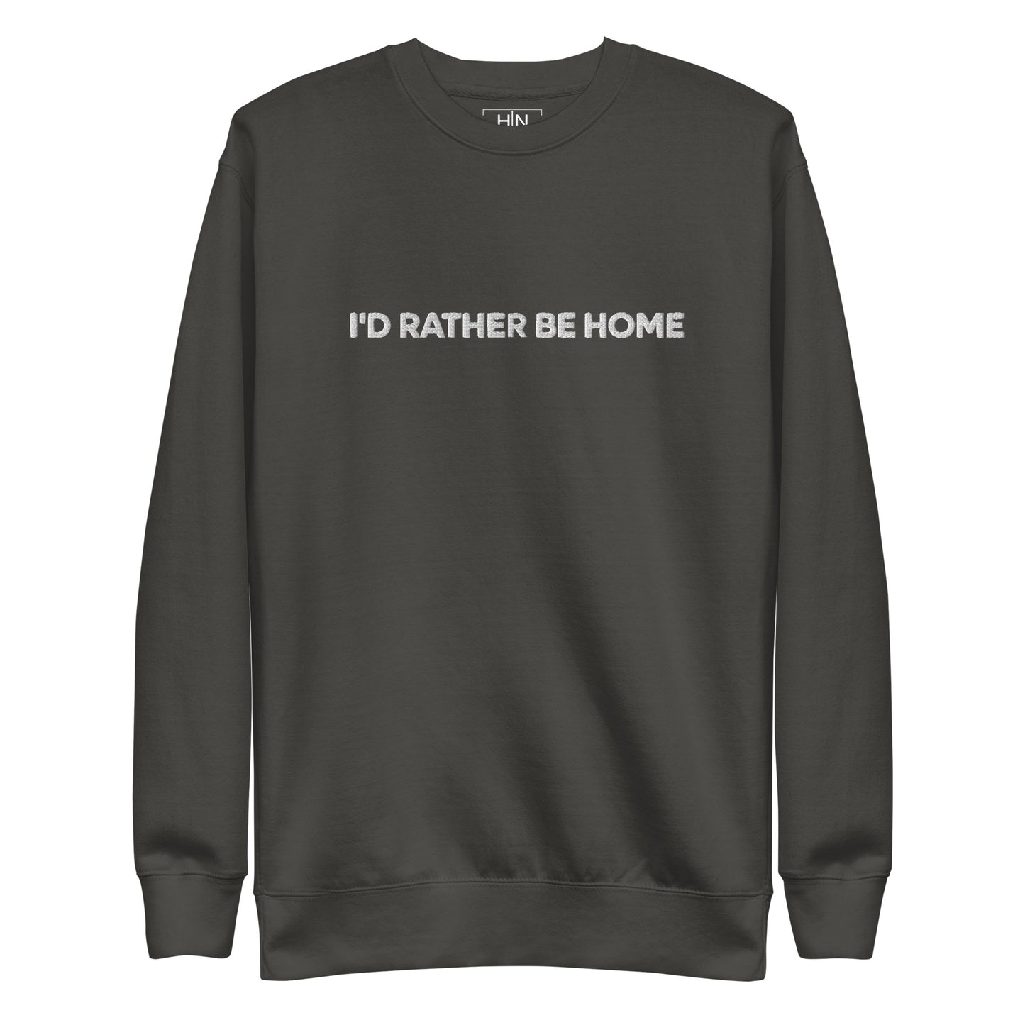 At Home Embroidered Unisex Premium Sweatshirt