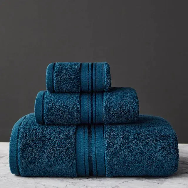 Egyptian Cotton Bath Towel 3-piece Set